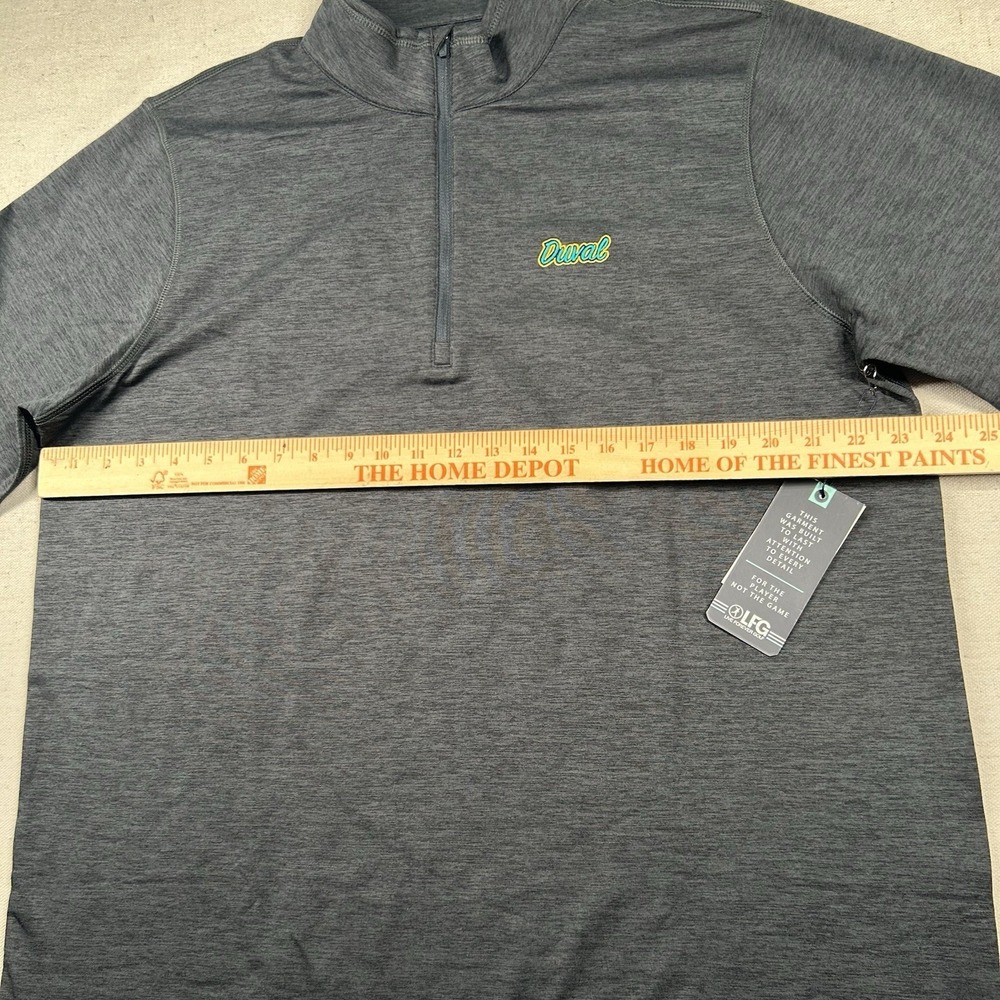 Live Forever Golf Sweater Mens 2xl 1/4 Zip Jacksonville FL Duval Performance LFG - Picture 9 of 11